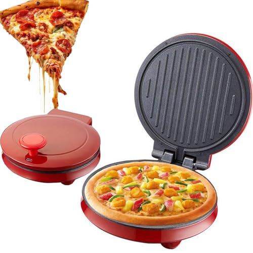 Pizzera Eléctrica 23 cm, 1000 W, Superficie Antiadherente