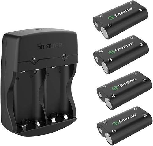Smatree Xbox One Controller Battery, 4 Pack Rechargeable Battery Compatible with Xbox Series XSXbox OneXbox One SXbox One XXbox One Elite Wireless