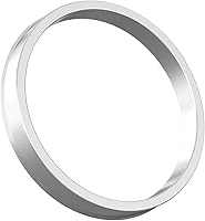 Vista 7 de Anillos espaciadores centrales de STANCEMAGIC de 67.1 mm de DI a 73.1 mm de DE, anillos espaciadores de aluminio plateado, solo compatible