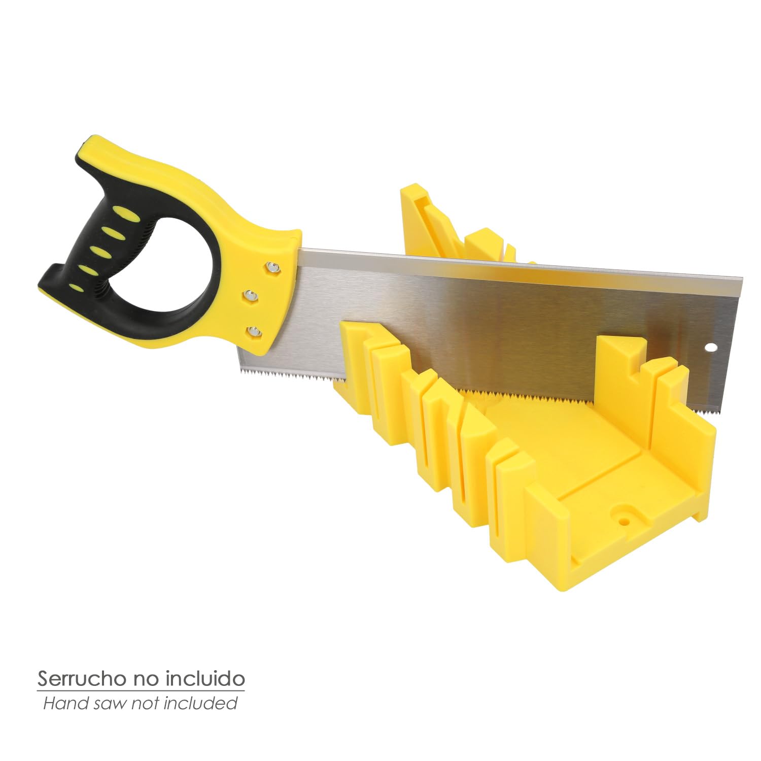 WOLFPACK LINEA PROFESIONAL Guia Ingletes Plastico 10,5x 30 cm. Caja Ingletes, Caja Sierra Ingletadora, Guia Ingletadora. 3 Angulos