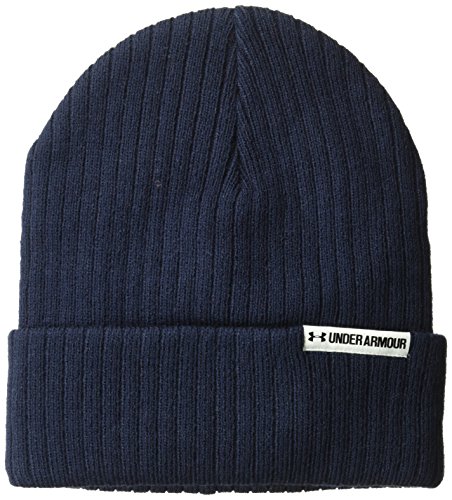 Under Armour Women's Boyfriend Cuff Beanie, Midnight Navy (410)/Black, One Size Fits All