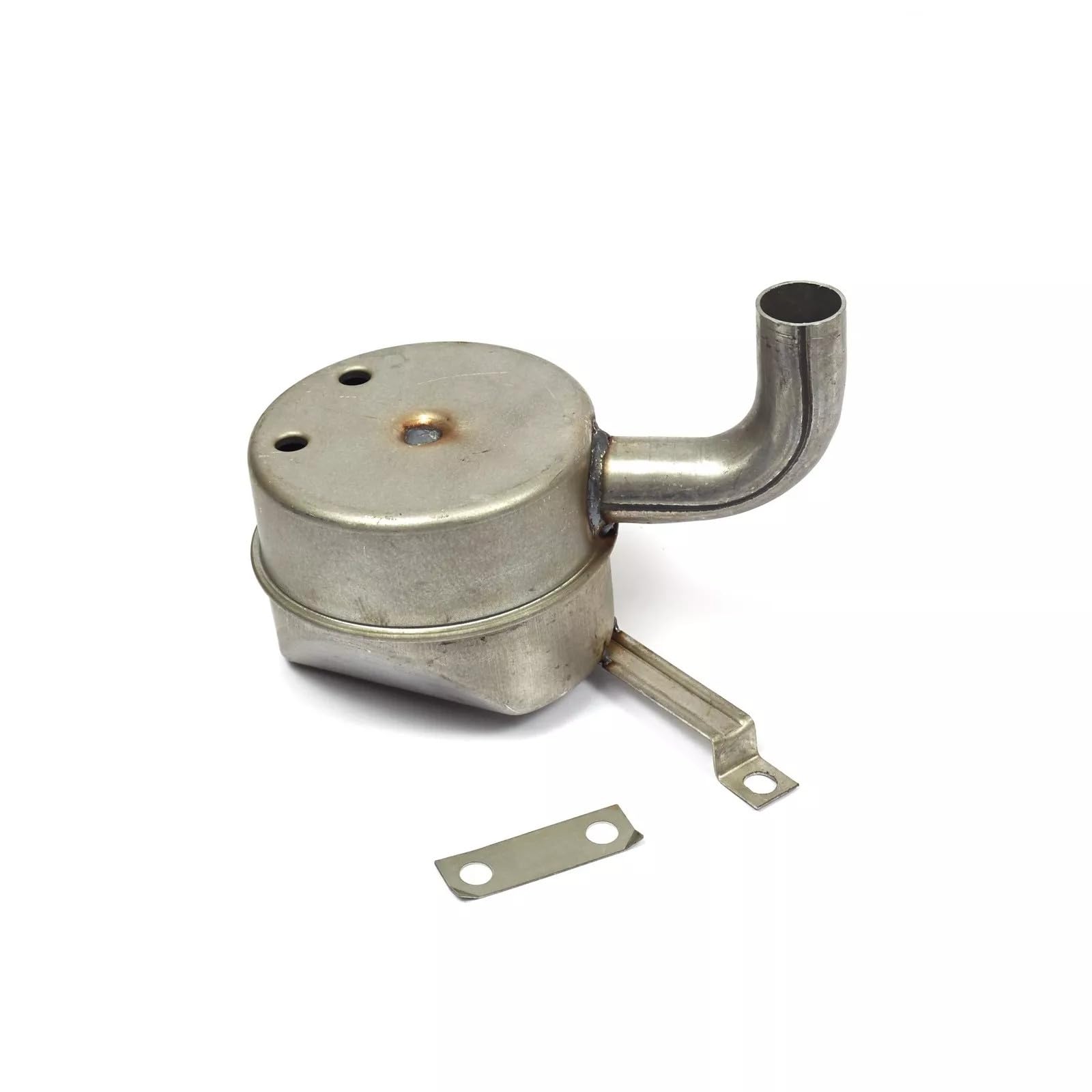 1001717MA Muffler for Briggs & Stratton Model 28/31 E Measures approximately 8.00 x 8.50 x 5.75 inches