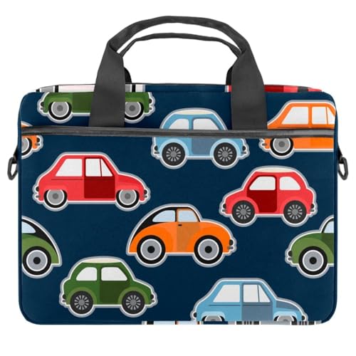 Sac à bandoulière pour ordinateur 13-14.5" au motif de voiture