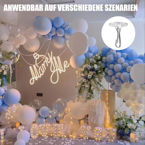 30 Stück Klebehaken Decke mit Fahnenmast-Clips, Transparente Selbstklebende Deckenhaken, Festival Deko Deckenhaken Selbstklebend, Ohne Bohren für Schlafzimmer Badezimmer Küche Wand Weihnachten Deko