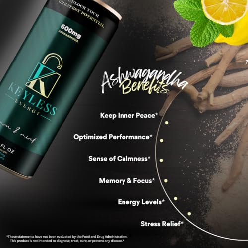 Keyless Energy 600Mg Ashwagandha Stress Relief Energy Drink thumb #1