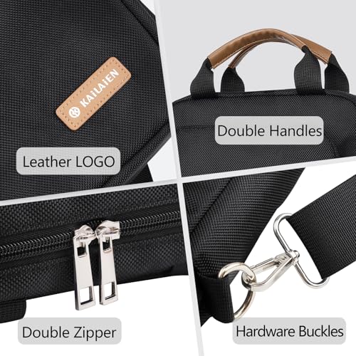 Image of 7-9 Inch Tablet Sleeve Bag, Ipad Bag for iPad mini 6 /5 /4 /3 /2,Samsung Galaxy Tab A7 Lite 8.7 inch / Tab A 8.0 inch,Kindle 2022 /10 /9 /8 /7 /6,eReader,with Removable Shoulder Strap (Black)