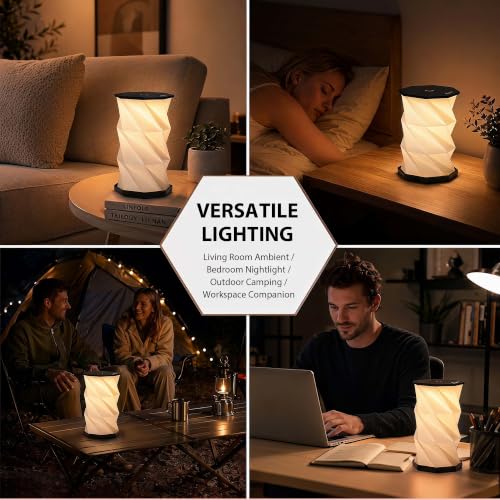ZBOLE Portable Foldable Table Lamp, Japanese Gift, Paper Lantern Lights - image 6