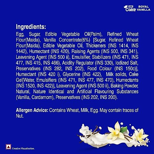 Image of Unibic Foods India Pvt Cake - Royal Vanilla 140Gm