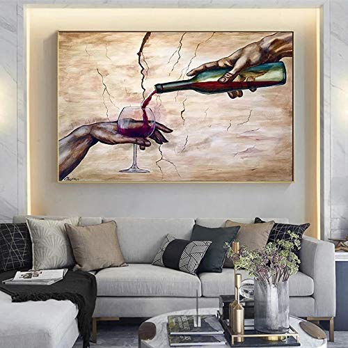 Impression sur toile moderne 50x75cm affiche murale salon - 4