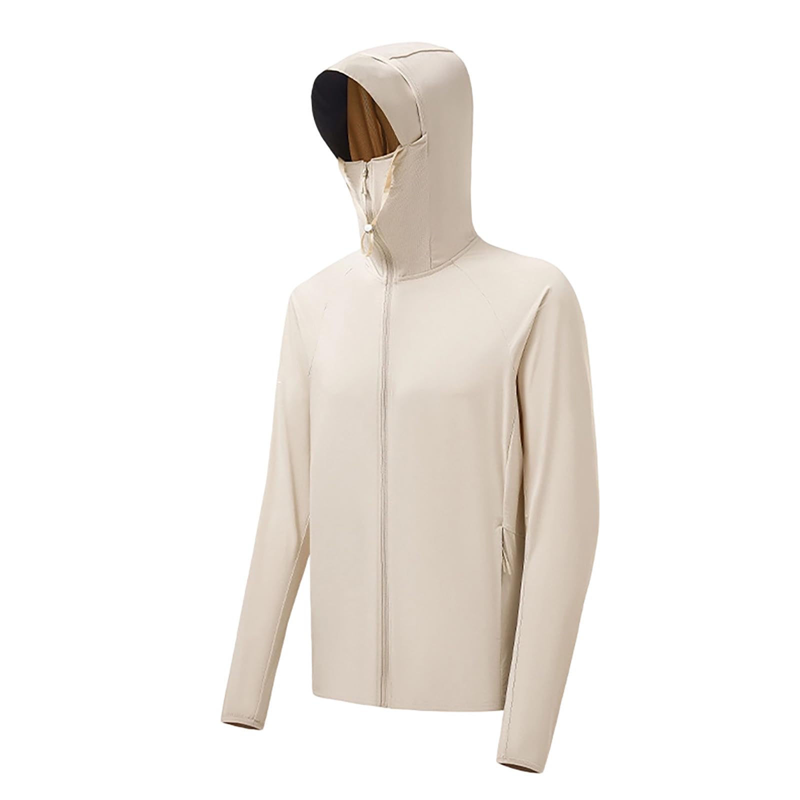 Chaqueta de running transpirable con visera de ala extraíble 3