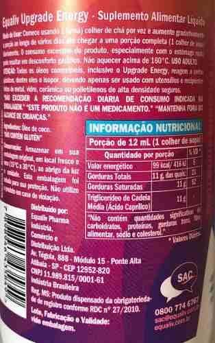 Mct 100% C8 (acid Caprílico) = Brain Octane = Equaliv 473ml