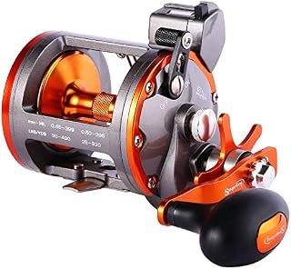 Sougayilang Line Counter Trolling Reel Conventional Level Wind Fishing Reel-Thunder LS II 3000R-Right