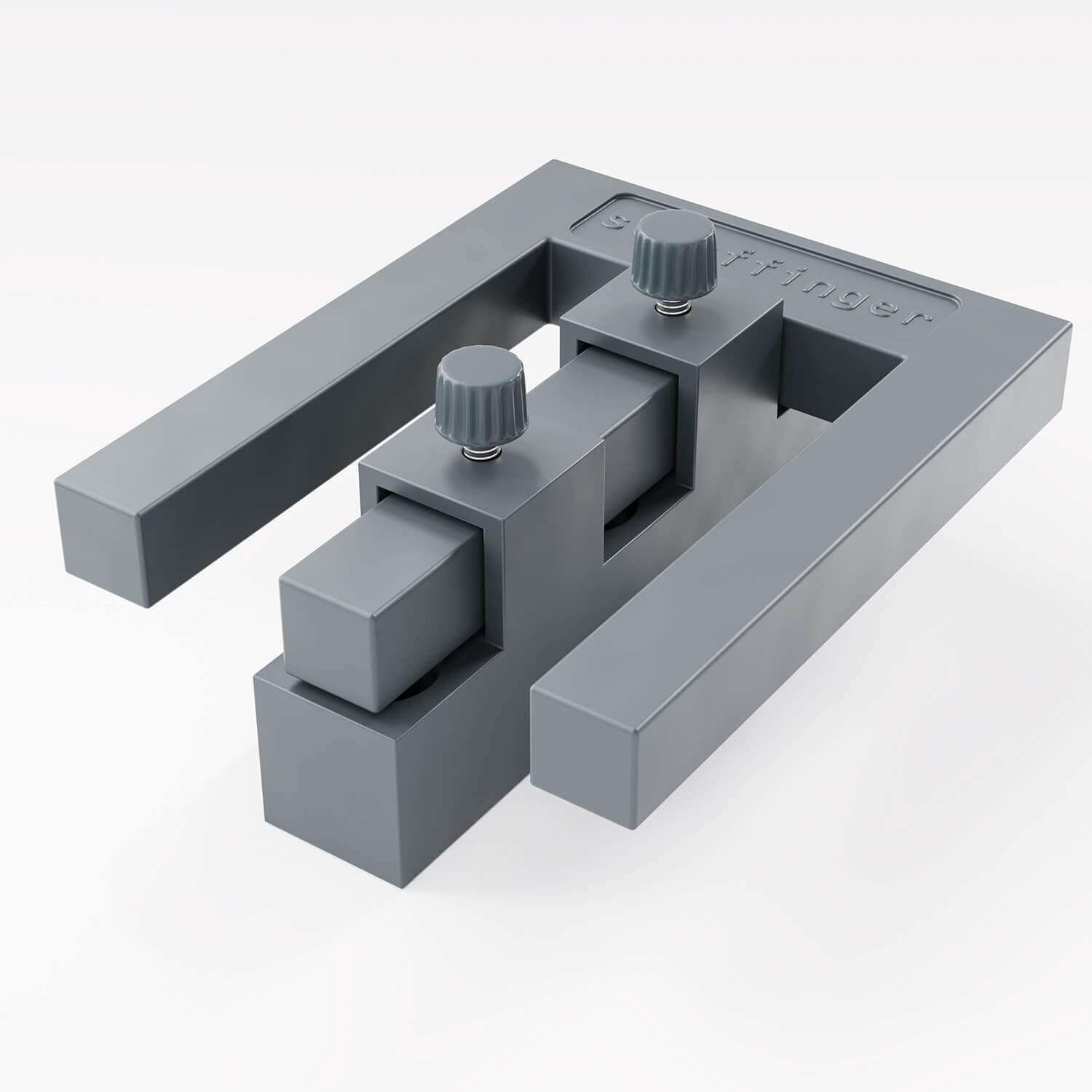 Seguro de Ventana Scheffinger EM3 para Ventanas o Puertas de plástico/Madera/Aluminio, Gris, EM3_Grau