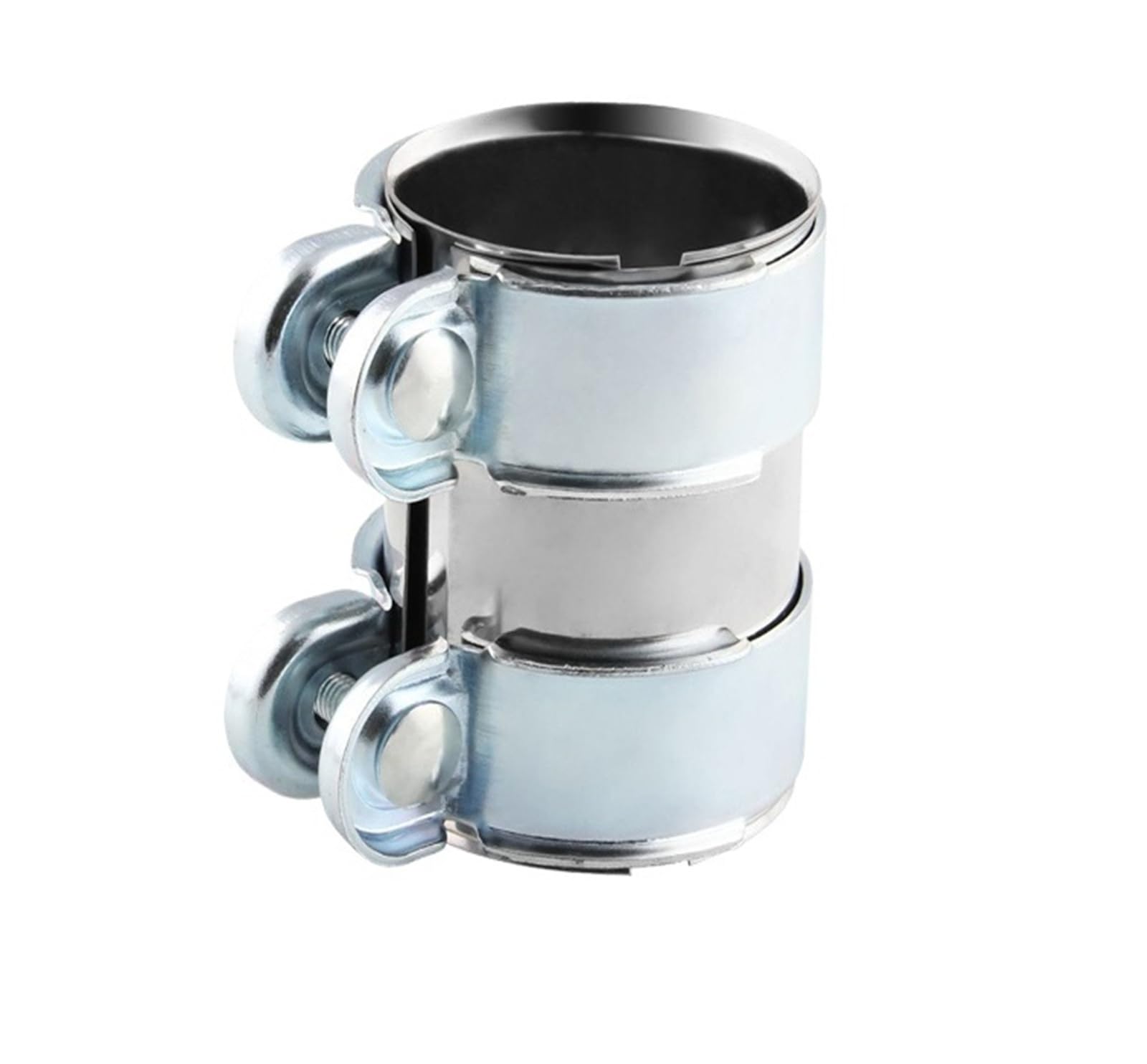 Hqycl 60Mm(2.36 In) Exhaust Clamps Stainless Steel 45Mm 50Mm 55Mm 60Mm 65Mm 70Mm 76Mm Tube Pipe Connector Joiner Sleeve Clamps Adjustable Tip(60Mm(2.36 In))