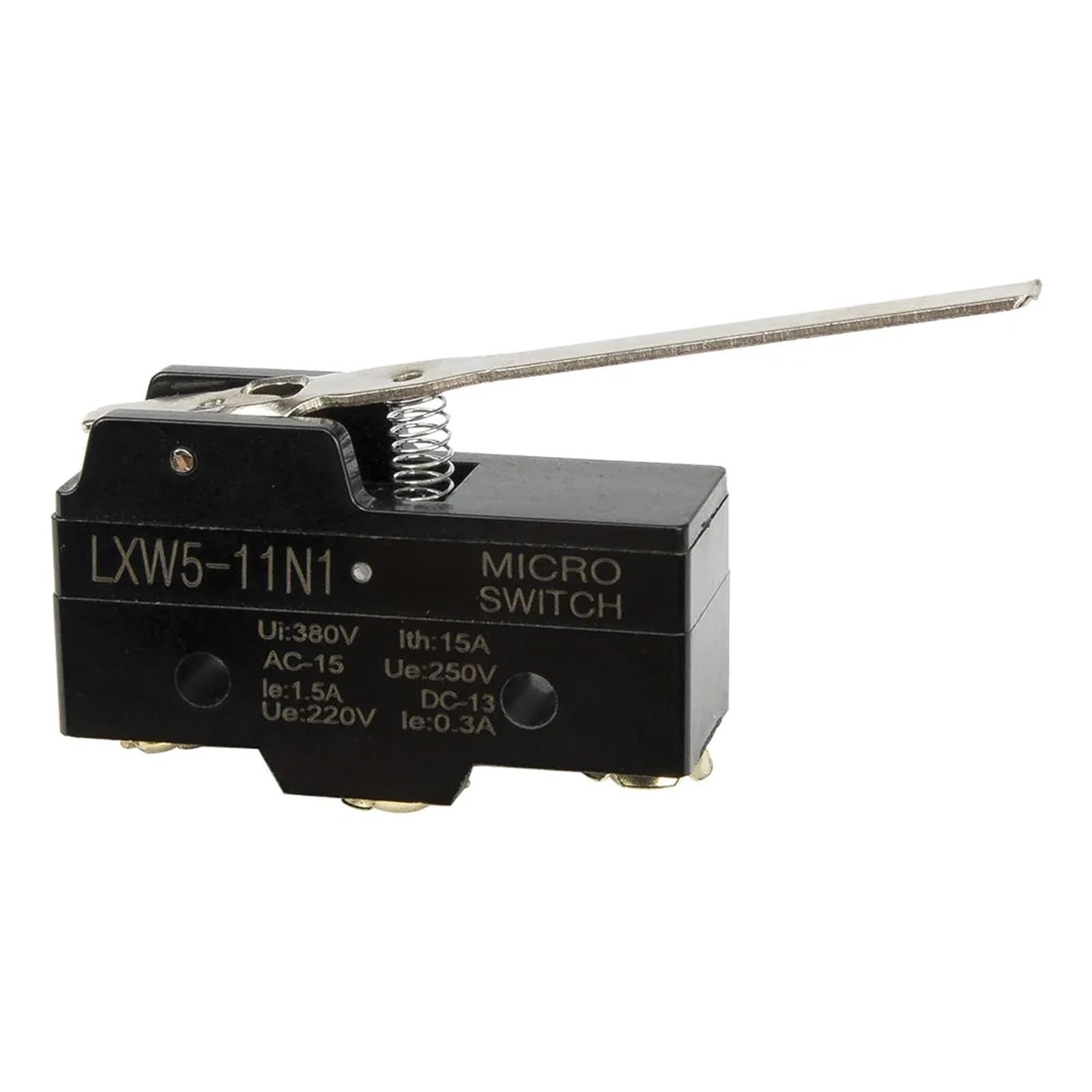 WQGQPXOB 10pcs/lot LXW5-11N1 Hinge Lever Micro Switch LXW5 Series Reset Limit momentary Travel(Silver)