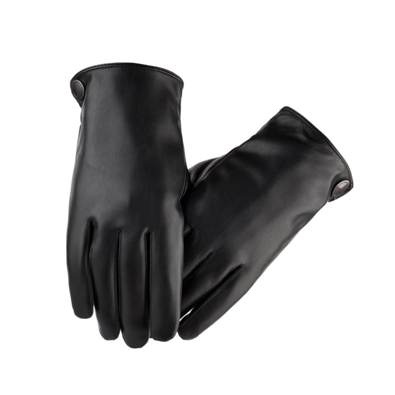ABOOFAN 3paare wasserdichte Pu-Handschuhe Für Winter Touchscreen-fähige Warme Fahrradhandschuhe Für Damen Und Herren Für Outdoor-aktivitäten Schwarz