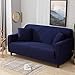 Produktbild LSHOME wasserdichte Urin Sofakissen Anti-Milben Couch Cover Multi-Size, rutschfeste Möbel Beschützer Perfekt für Kinder Haustiere Sofa Slipover,Darkblue,1seat(90~140cm)