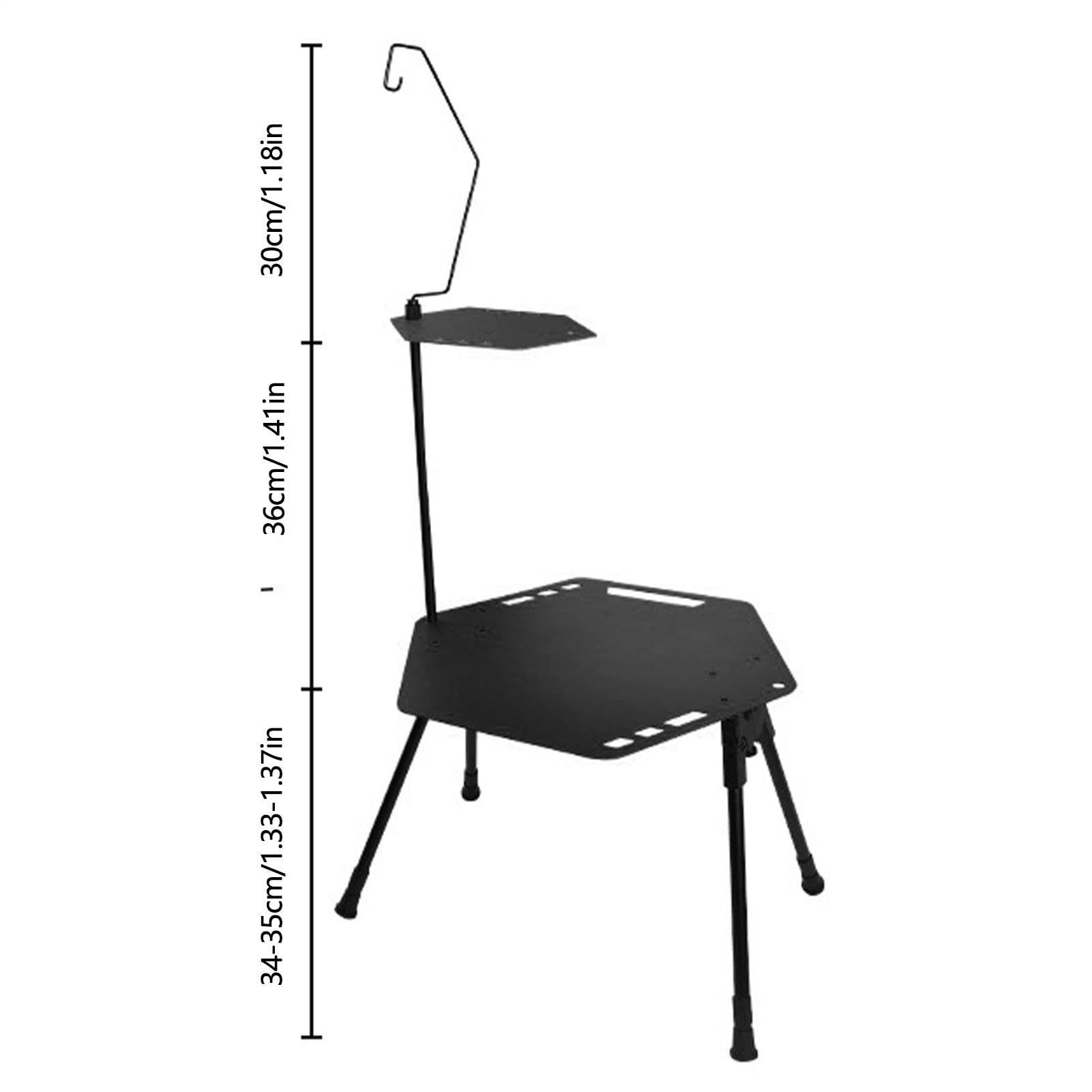 Tavolo Da Picnic Pieghevole - Tavolo Da Campeggio In Lega Di Alluminio | Tavol Da Esterno Portatile Con Supporto Per Luce Per La Pesca Al Barbecue Da Viaggio Realizzato Con Robusta Lega Di Alluminio