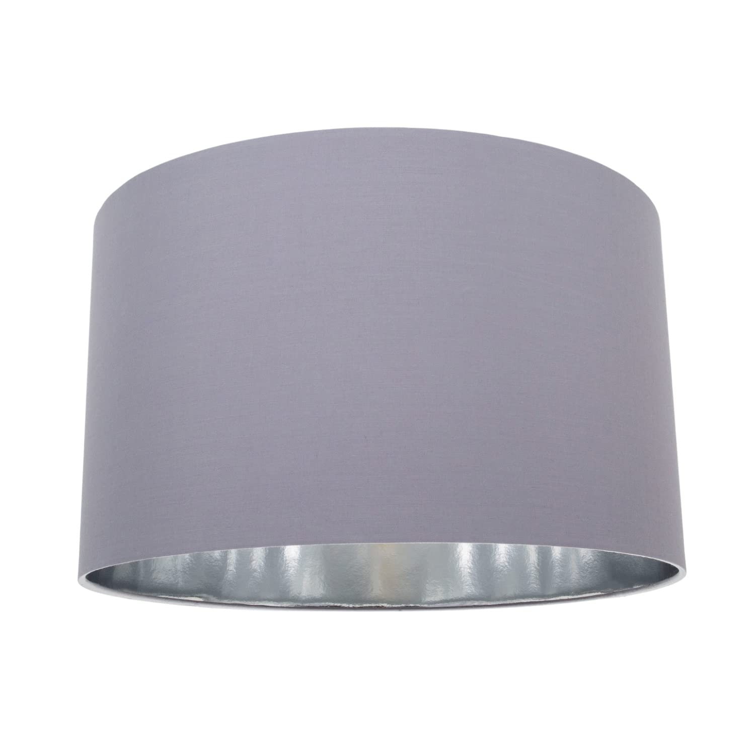 Contemporary and Chic Ochre Cotton 10" Table or Pendant Circular Drum Lamp Shade with Shiny Gold Inner - 60watt Maximum by Happy Homewares — view 57