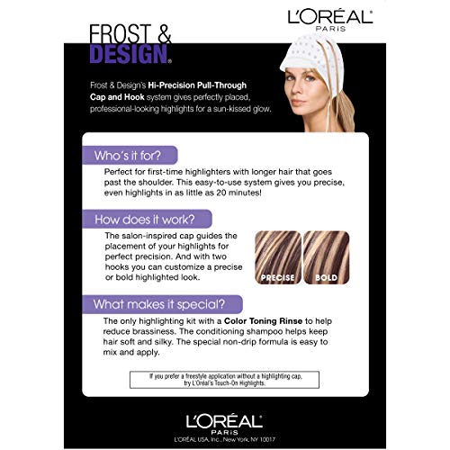L’Oréal Paris FPS-172799 L'Oreal Paris Frost And Design Cap Hair Highlights For Long Hair, H85 Champagne, 1 Kit thumb #2