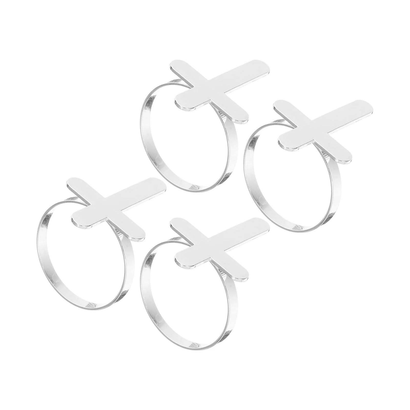 napkin rings Napkin Rings Cross Shaped Table Decorations for Weddings Hotels Festivals Serviette Holders Napkins Secure Functional