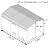 MUPATER 10' x 15' Heavy Duty Metal Carport Kit for Outdoor, Carport Canopy Heavy Duty, Garage Car Shelter Shade with Metal Roof, Frame & Bolts for Car, Truck, Grey
