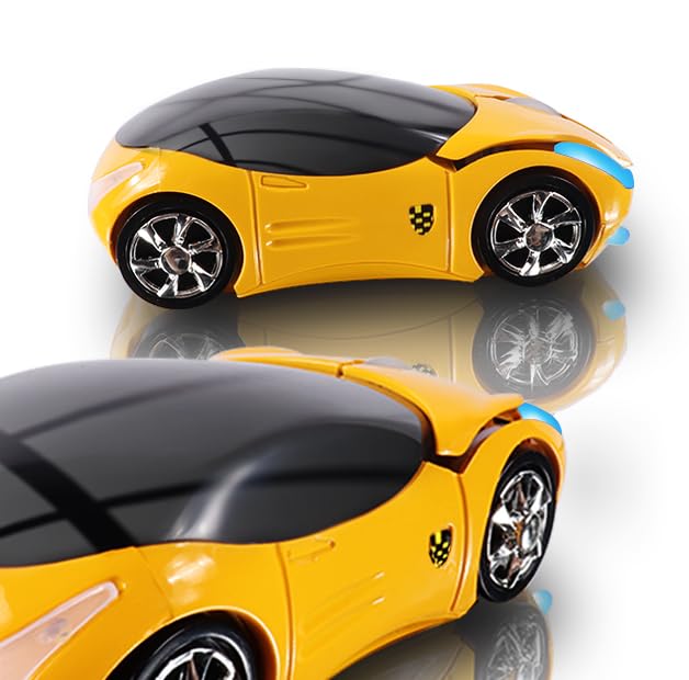 Mini ratón para niños inalámbrico y óptico Elec Space ergonómico con funda de mouse 2