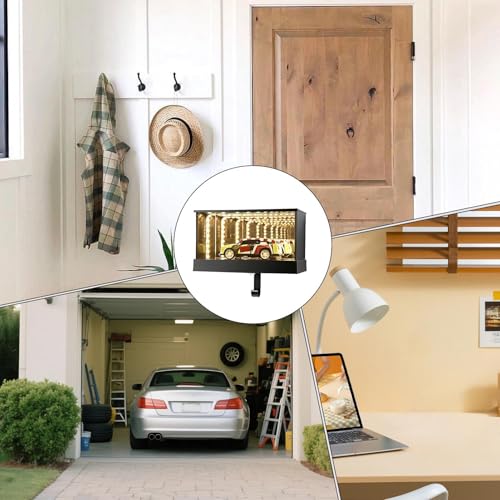 Gancho para llaves de garaje interior con molde de coche para pasillo y hogar 5