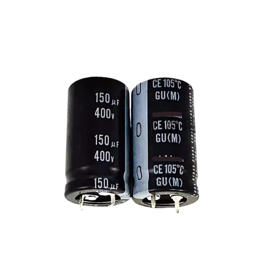 IDGTTLDF 4pcs 400V150uf 18 * 35 Capacitor 150uf 400V Aluminum Electrolytic Capacitor