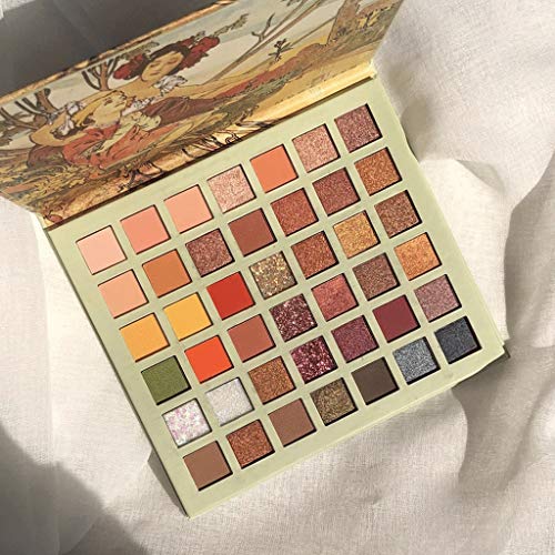 BKSYOFU 42 colores pintura al óleo sombra de ojos paleta mate brillo brillo brillo paleta ojo maquillaje polvo cosmético sombra sombra sombra sombra de ojos