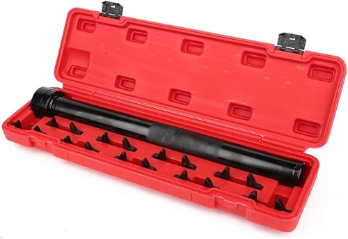 Kit de herramientas de instalación de barra de acoplamiento interior con 9 adaptadores de Crowfoot, herramienta de extracción de barra de