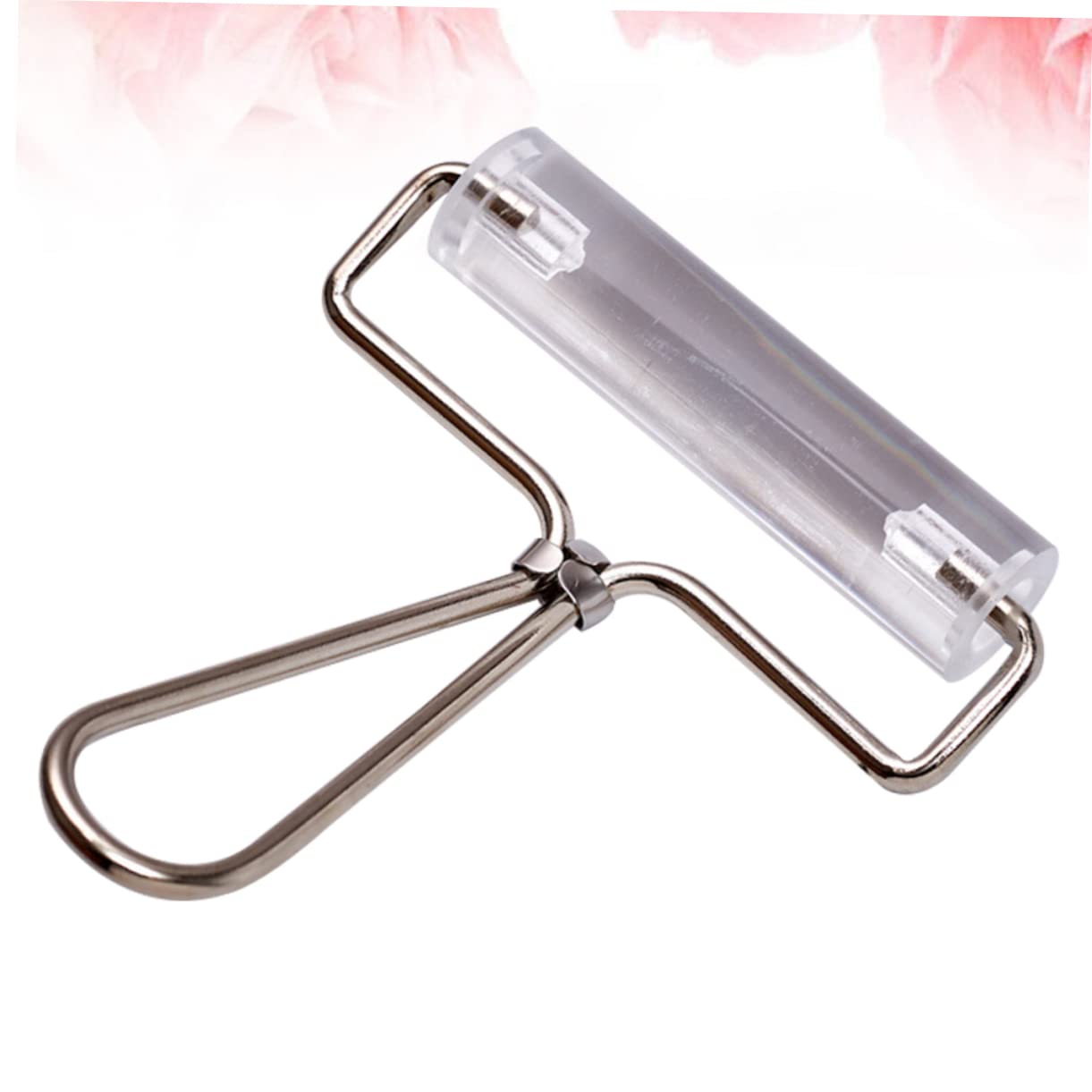 Uonlytech 3 Stück Acryl Roller Werkzeug für Knete Transparenter Druckroller für DIY Handwerk Robustes Metallgriffdesign zum Stempeln Prägen und Modellieren