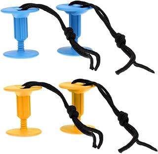 Surfing 2 Pairs Surfboard Leash Plugs & Cords Strings Surf Board Surfing Water Sports Accessories Body Board Threaded Leash