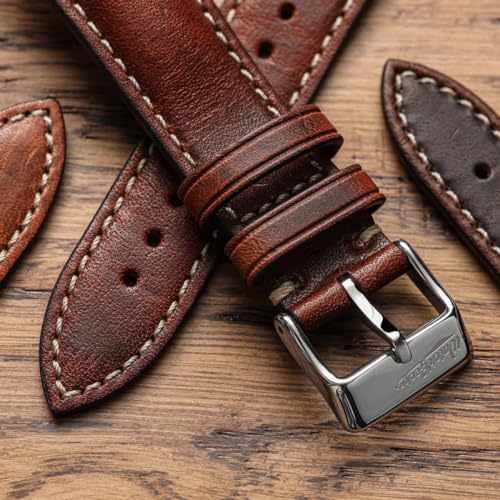 Bracelet de montre en cuir pour un style quotidien élégant et vintage