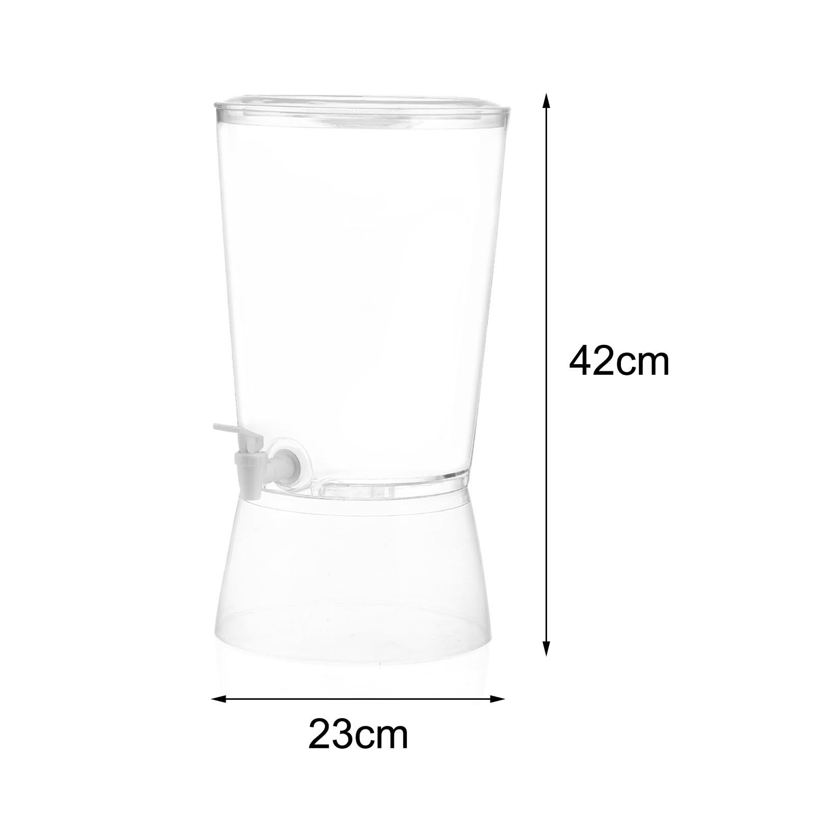 Dispensador de Bebidas de Gran Capacidad con Tapa, Jarra de, Dispensador de Bebidas Tipo Barril