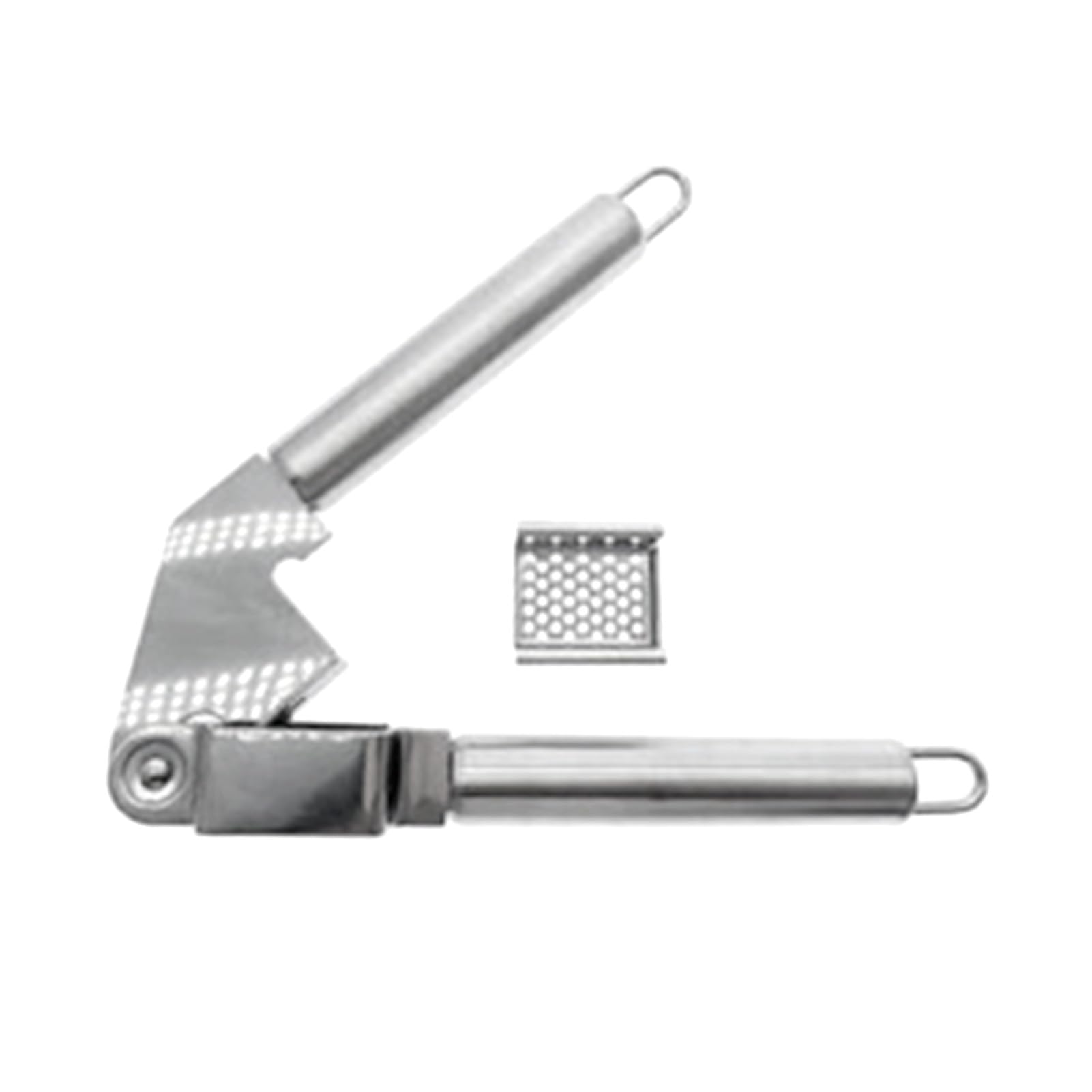Spremiaglio Turimon In Acciaio - Manico Ergonomico, Facile Da Pulire, Per Aglio, Zenzero E Noci, Colore Argento - Foto 6