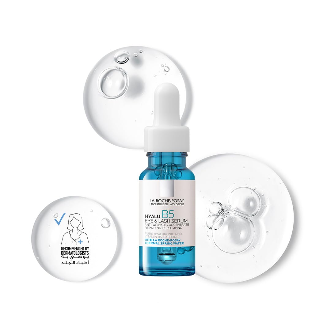 La Roche-Posay Hyalu B5 Eyes Anti-Ageing Eye Cream 15ml – Replumping Hyaluronic Acid & Vitamin B5 Eye Care for Fine Lines, Puffiness & Dark Circles, Hydrating for Sensitive Eye Area