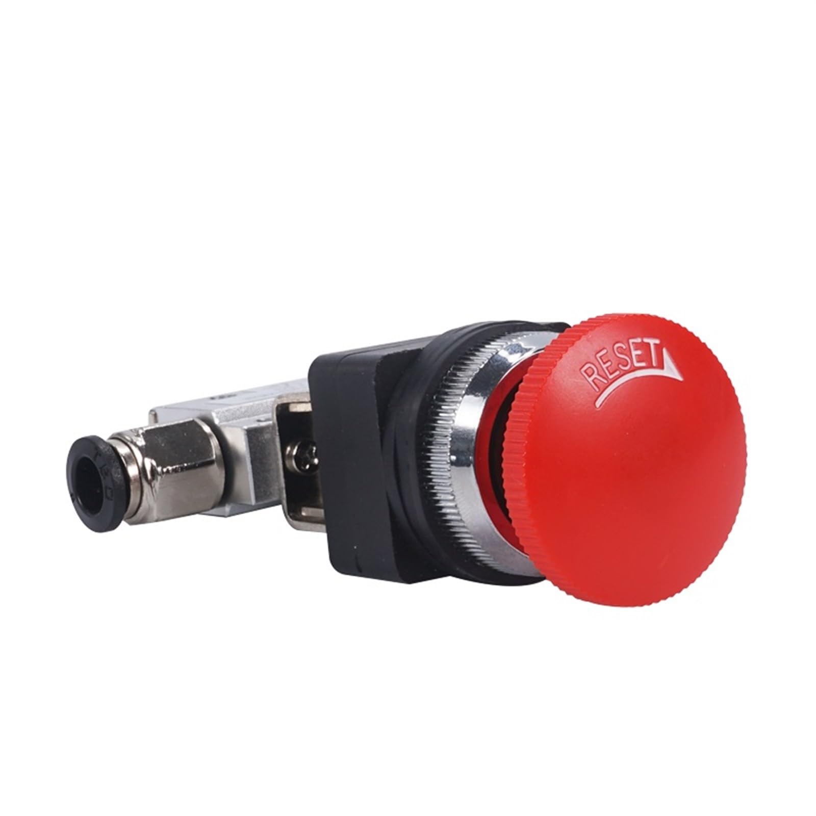 MOV-03 1/20.3 cm PT gwint grzybkowy przycisk zatrzymania awaryjnego samoblokujący 2-pozycyjny 3-drożny pneumatyczny zawór mechaniczny w złączce (12 mm)