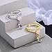 Yifnny Teddy Bear Ring, Cute Double Layer Teddy Bear Love Heart Ring Adjustable Open Ring Inlaid Cubic Zircon Animal Jewelry for Women (Silver)