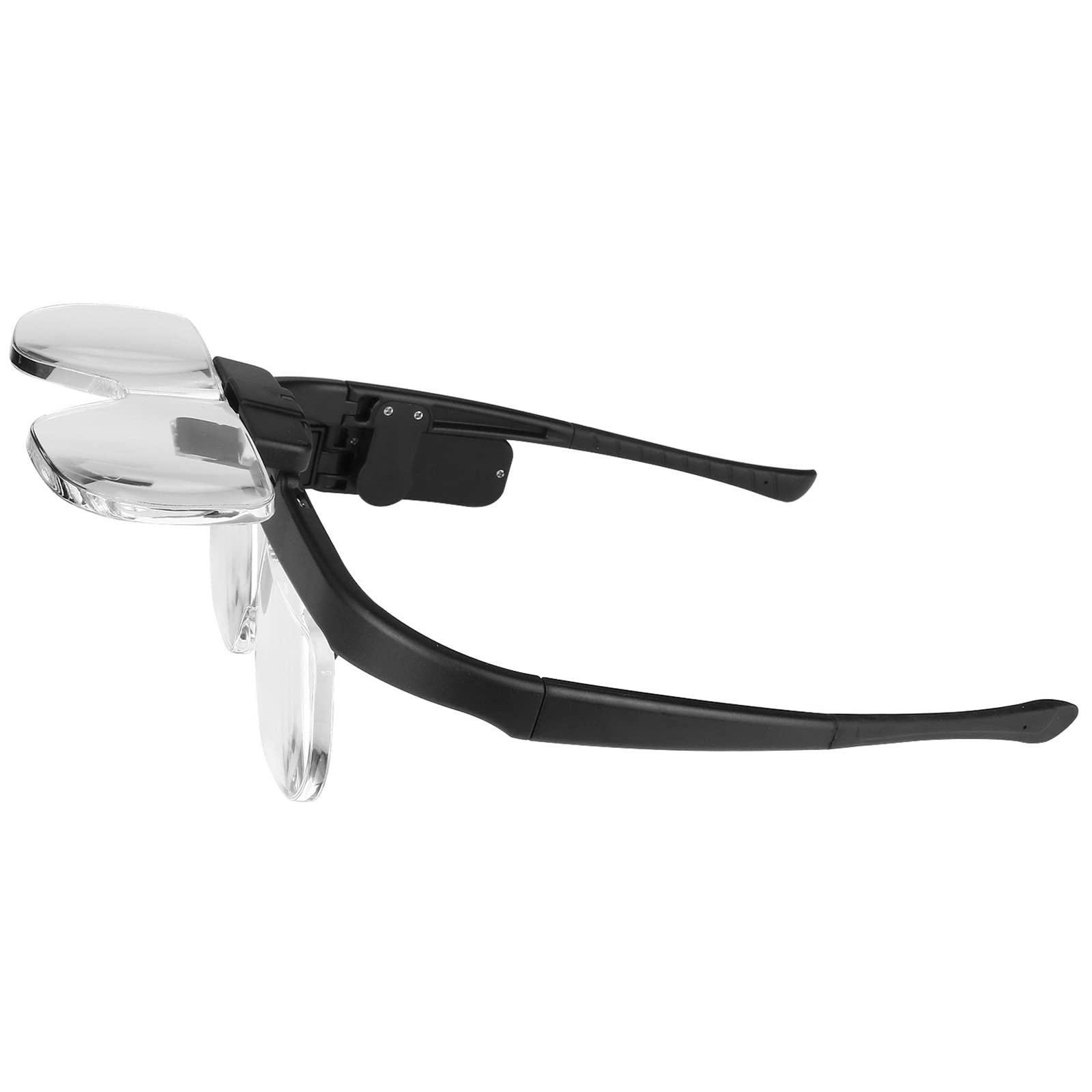 Kopfband-Lupenbrille mit Licht, freihändig beleuchtete Kopfhalterungslupe. Perfekte freihändige Lupe zum Lesen und für Naharbeiten wie Nähen und Handarbeiten Stabilize