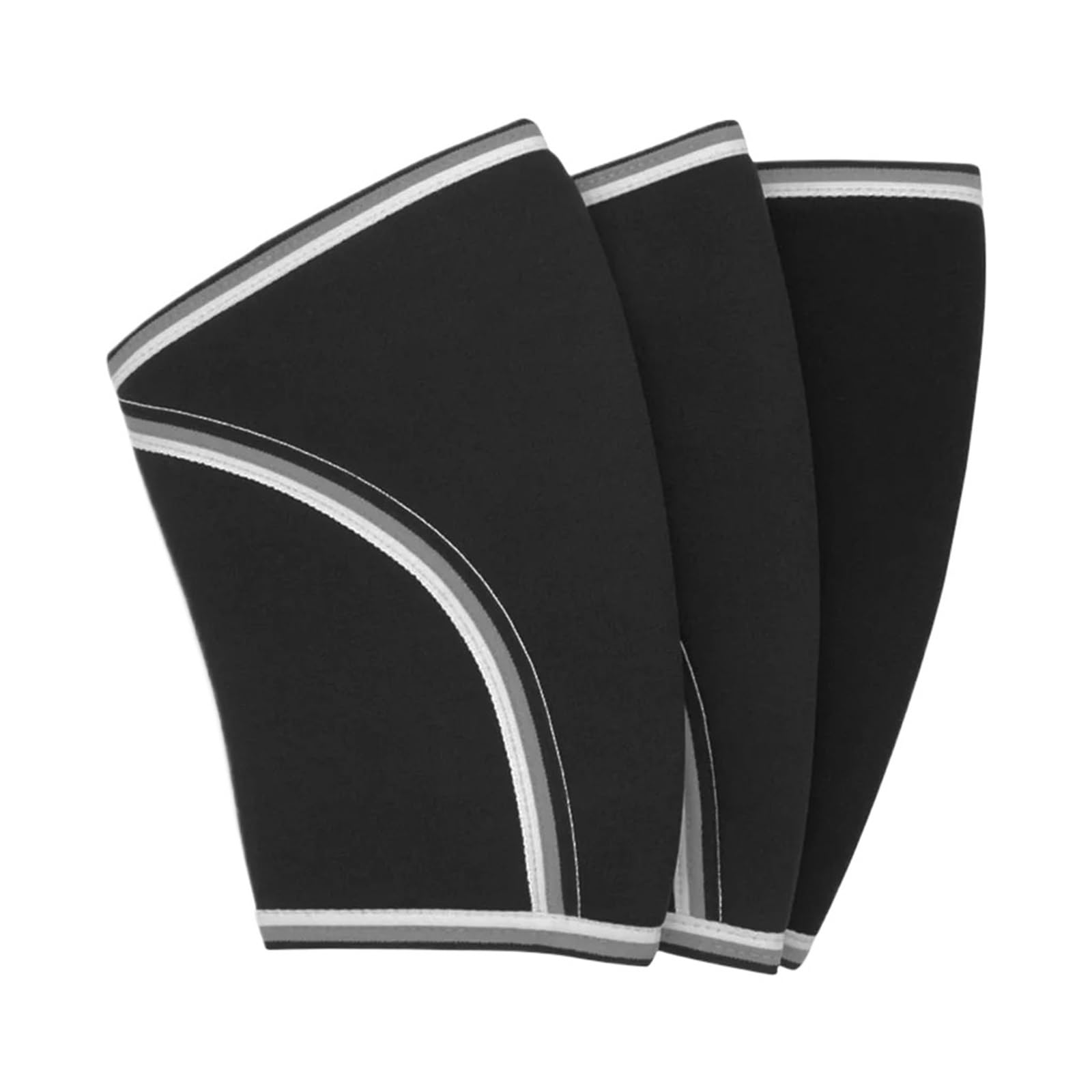 Rodilleras Deportivas Antideslizantes con Soporte y Calentadores para Sentadillas, Fitness, Levantamiento de Pesas y Powerlifting - Manga de 7 mm