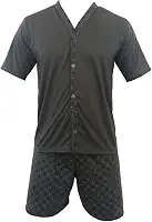 Pijama Homem Com Botões Conjunto Roupa De Dormir