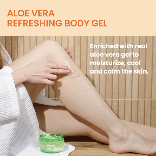 Image of Himalaya Aloe Vera Refreshing Body Gel, with Real Aloe Vera for Moisturizing, Cooling, and Soothing Skin, Lightweight Non-Greasy Formula, 10.14 fl oz (300 ml)