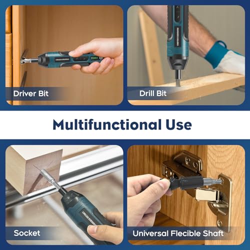 Pckobever Electric Screwdrivers Cordless,21 in 1 Electric Cordless Screwdriver Set,3.6V Rechargeable Cordless Screwdriver Set,Adjustable Torque Cordless Screwdriver for Home DIY Light Industrial Use - Image 4