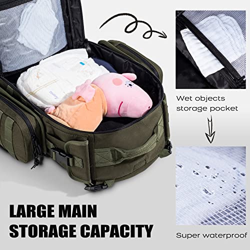 Dinictis 40L Diaper Bag Backpack For Dad,Travel Baby Nappy Bags For Men,Baby Accessories For Daddy #TOP3