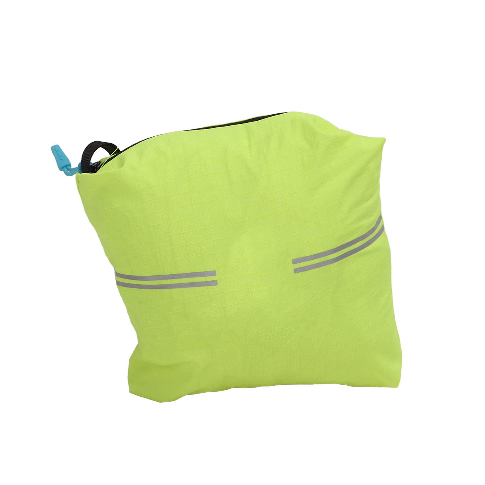 Alomejor Chubasquero, Ligero, Resistente Al Agua, Transpirable, Impermeable para Bicicleta, para Hombres y Mujeres, Amarillo Fluorescente con Tira Reflectante (XL)