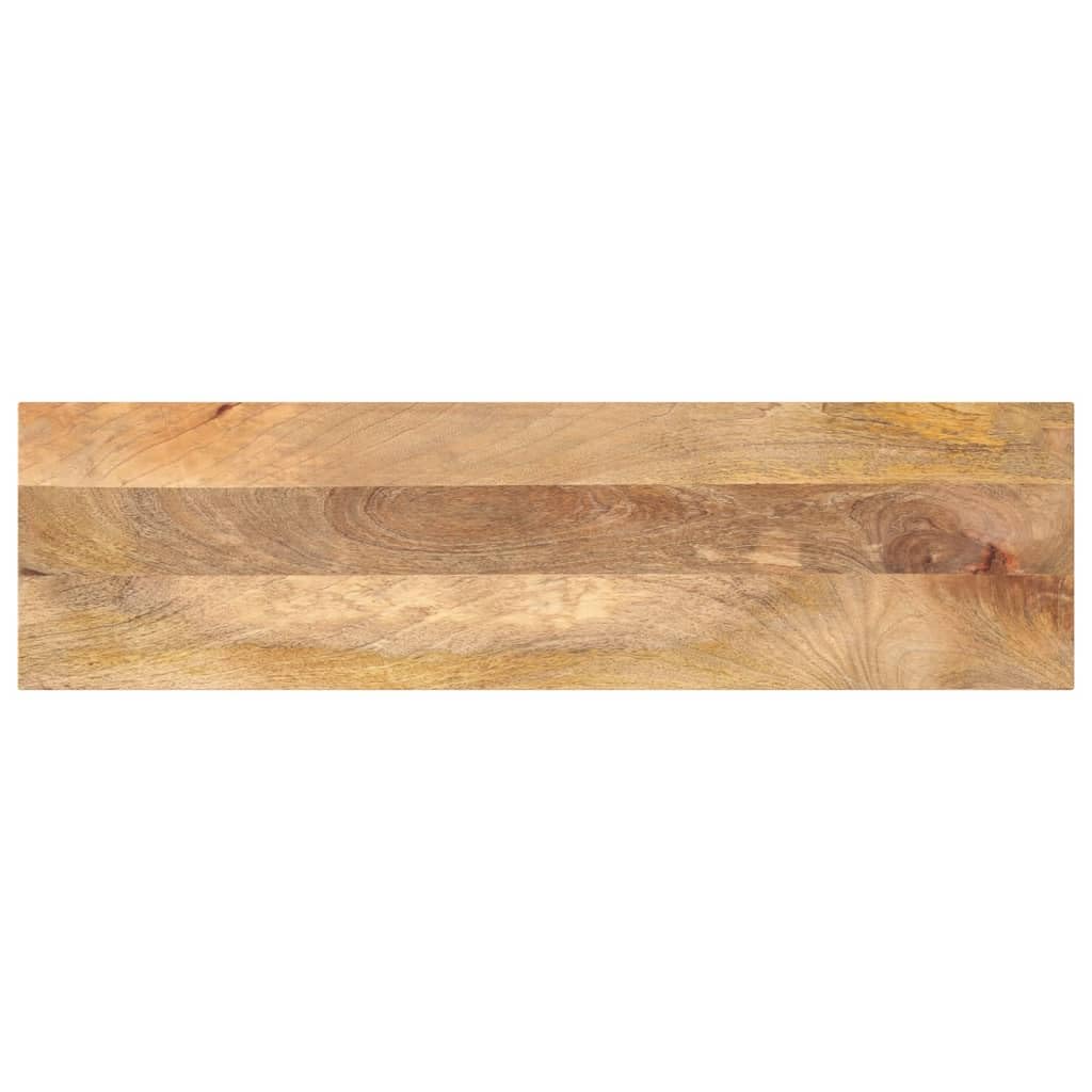 vidaXL Dessus de Table 120x40x3,8cm rectangulaire Bois Massif manguier