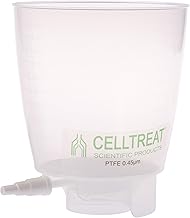 CELLTREAT 229726 1000 mL Bottle Top Filter, PTFE Filter Material, 0.45um, 90 mm, Non-Sterile, Polypropylene (Case of 12)