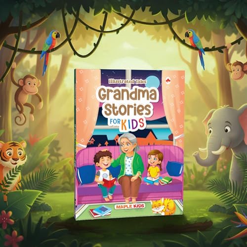 Image of Story Book for Kids - Grandma Stories for Kids - Illustrated Stories for Children - Bedtime Stories - Age 2+ Years - Read Aloud to Infants, Toddlers - Hardbound