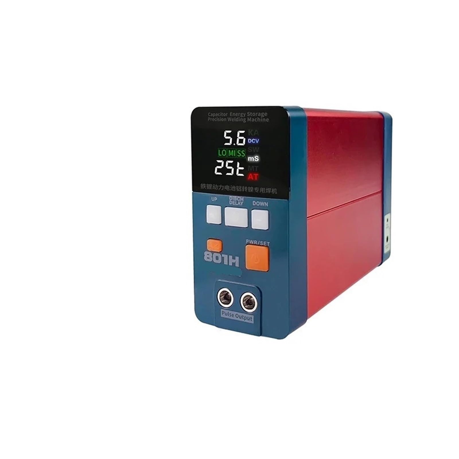 Soldador por puntos 801H de 21KW con almacenamiento de energía y kit para soldar aluminio a níquel